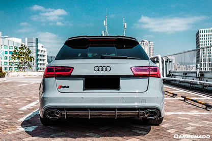 2013-2018 Audi RS6 Avant OE Style Carbon Fiber Rear Lip - Carbonado Aero