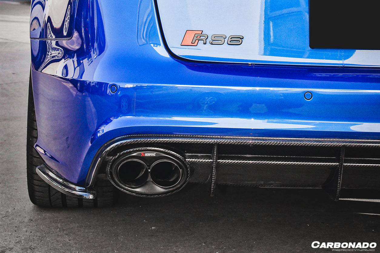 2013-2018 Audi RS6 Avant OE Style Carbon Fiber Rear Lip - Carbonado Aero