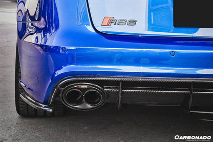 2013-2018 Audi RS6 Avant OE Style Carbon Fiber Rear Lip - Carbonado Aero
