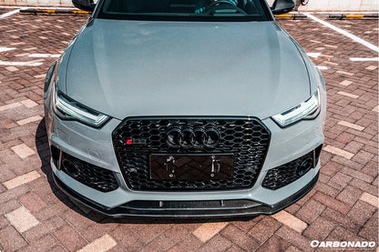 2013-2018 Audi RS6 Avant MN Style Carbon Fiber Front Lip