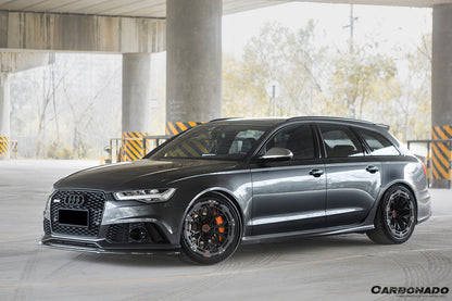 2013-2018 Audi RS6 Avant MN Style Carbon Fiber Front Lip