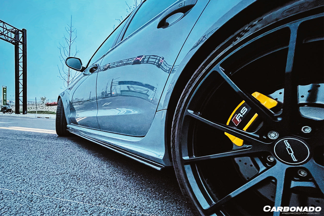 2013-2018 Audi RS6 Avant MN Style Carbon Fiber Side Skirts
