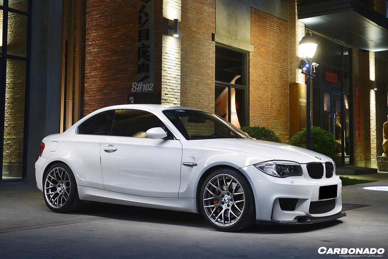 2011-2012 BMW 1M RZS Style Carbon Fiber Front Lip