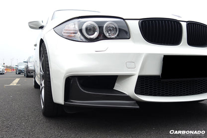 2008-2013 BMW E82 E88 1M RZ Style Carbon Fiber Front Lip Spiliter