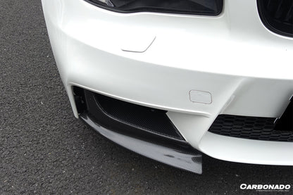 2008-2013 BMW E82 E88 1M RZ Style Carbon Fiber Front Lip Spiliter