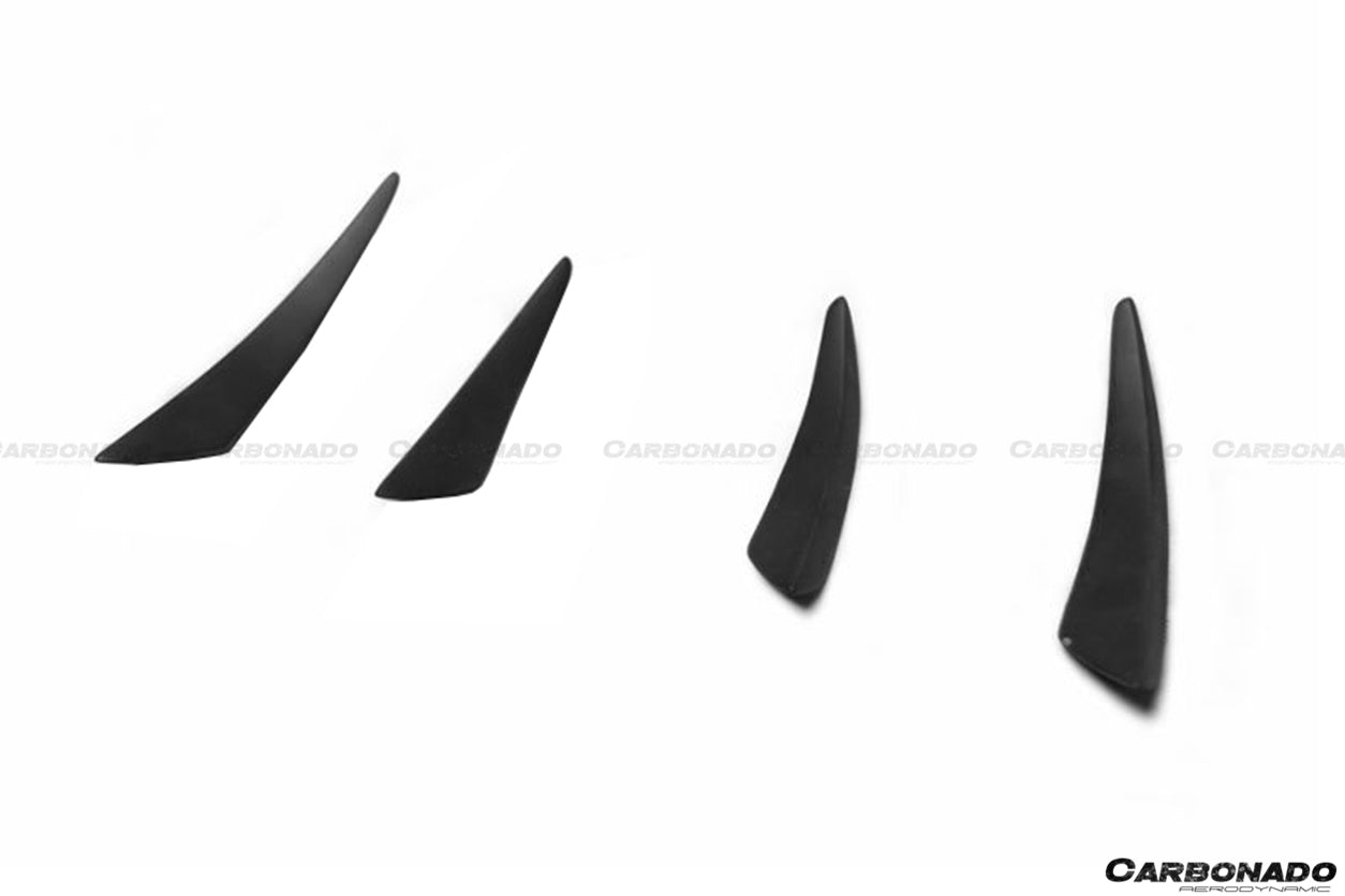 2013-2016 BMW 2 Series F22/F23 EXOT Style Front Canards (M-Tech Only) - Carbonado Aero