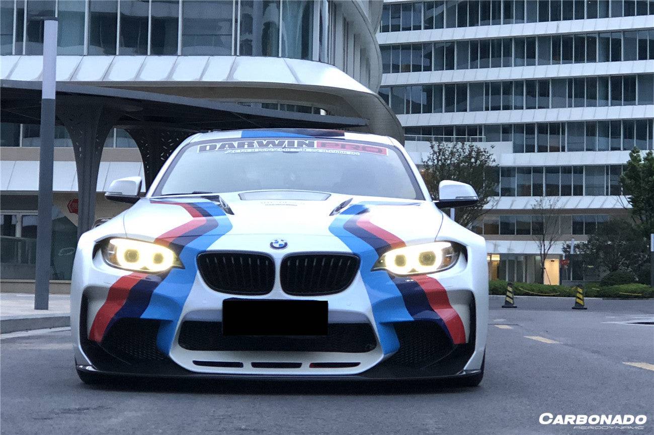 2014-2019 BMW 2 Series F22 VR Style Partial Carbon Fiber Wide Body Full Body Kit - Carbonado Aero