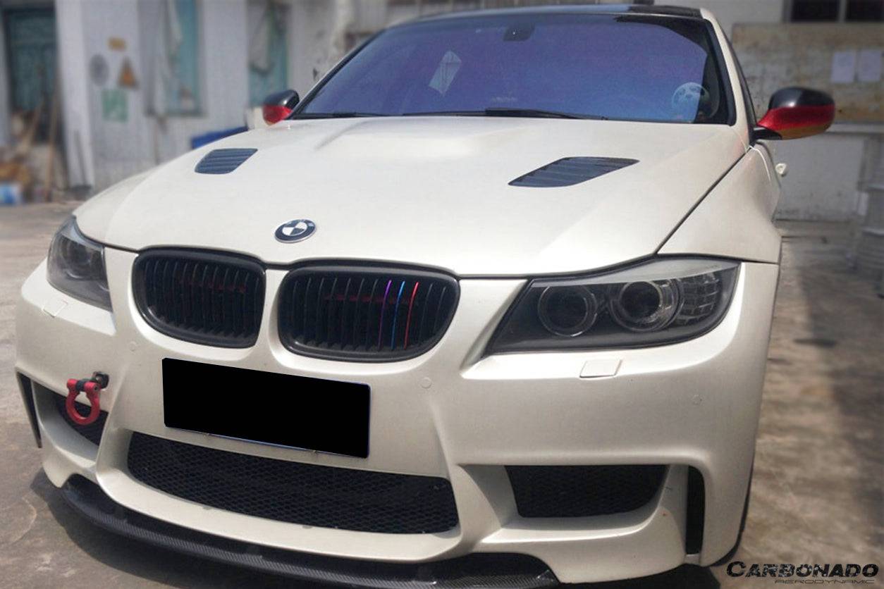 2008-2012 BMW 3 Series E90 LCI VRS Style Carbon Fiber Hood - Carbonado