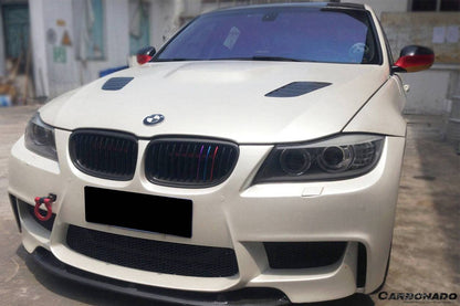 2008-2012 BMW 3 Series E90 LCI VRS Style Carbon Fiber Hood - Carbonado
