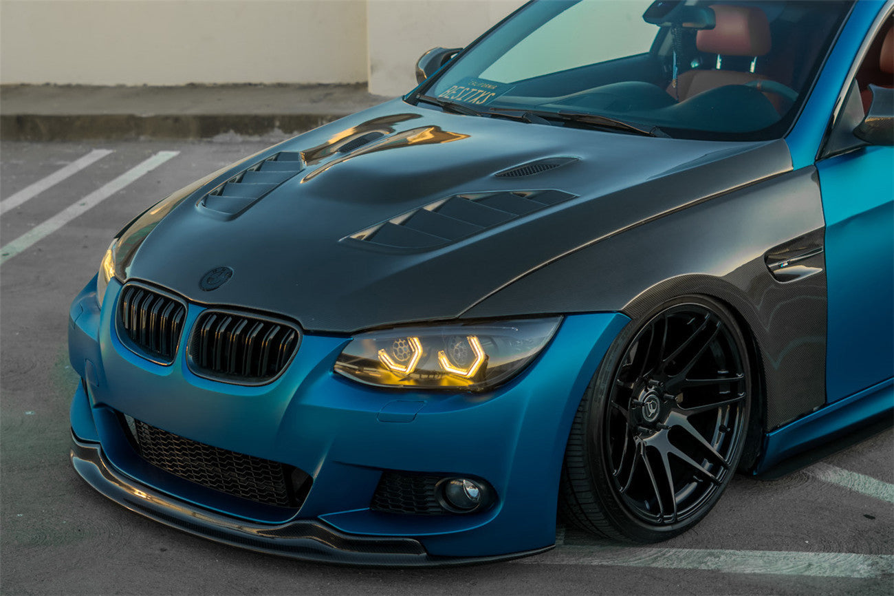 2011-2013 BMW 3 Series E92 LCI SIB Style Carbon Fiber Hood