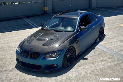 2011-2013 BMW 3 Series E92 LCI SIB Style Carbon Fiber Hood