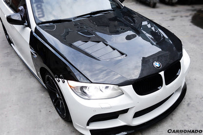2011-2013 BMW 3 Series E92 LCI SIB Style Carbon Fiber Hood