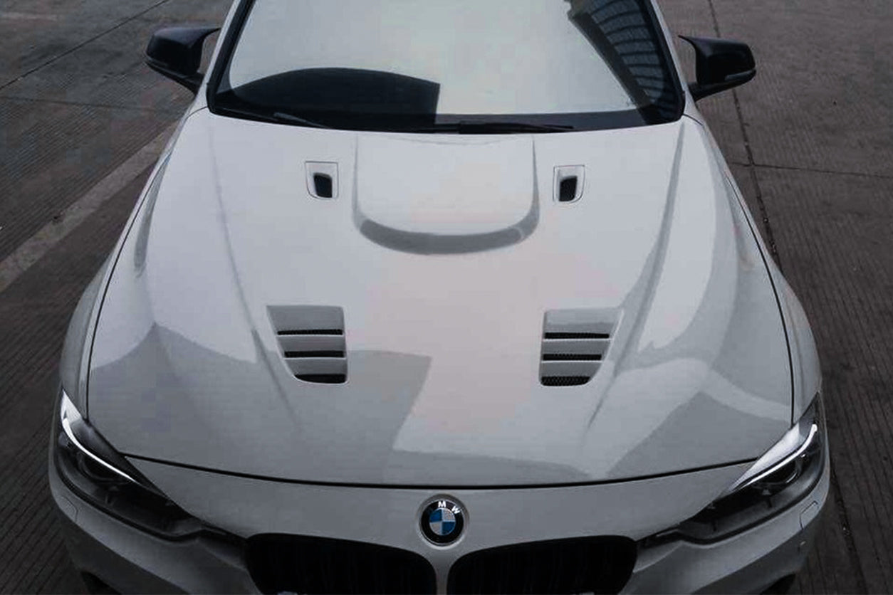 2013-2019 BMW 3 Series F30 F35 RZ Style Carbon Fiber Hood