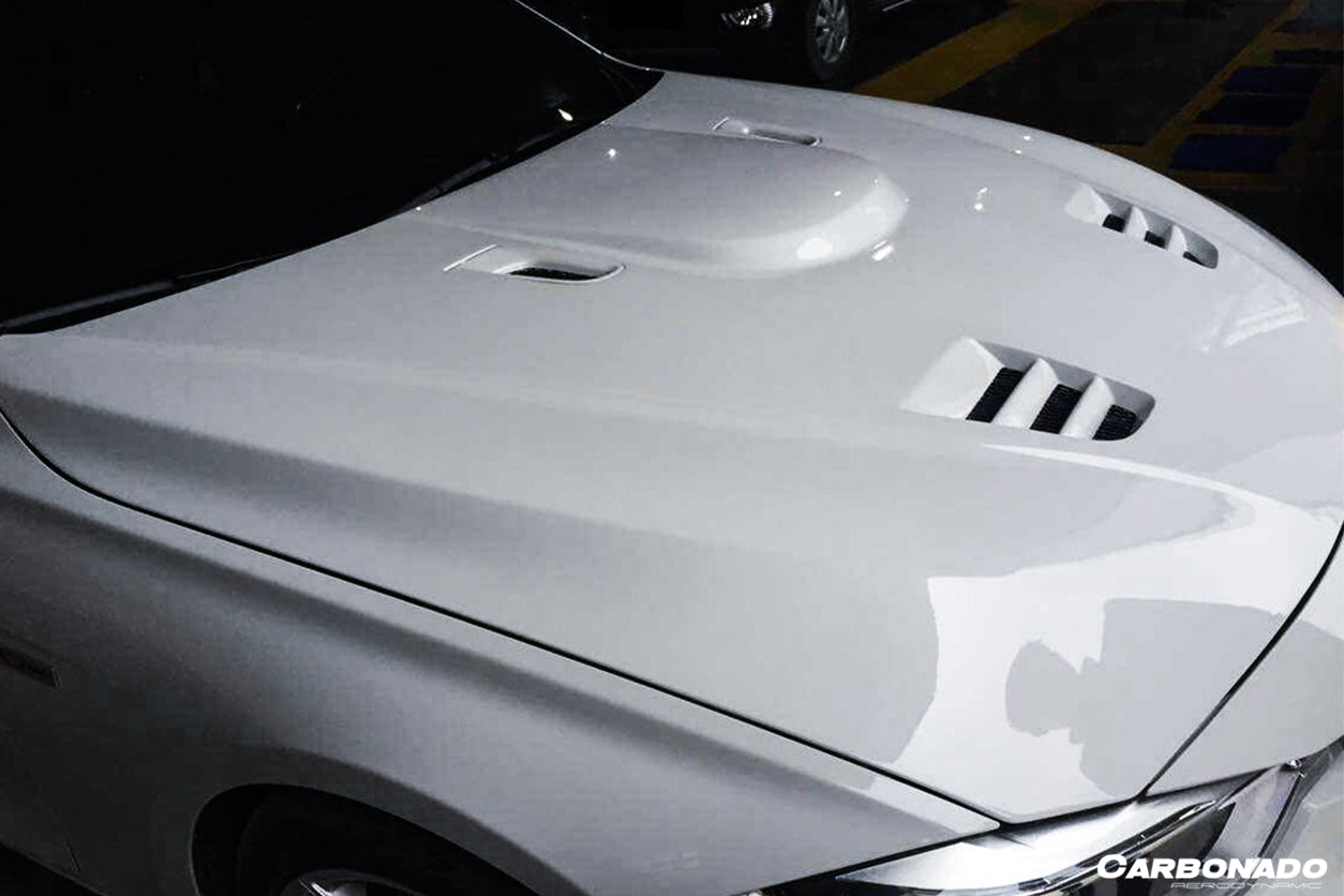 2013-2019 BMW 3 Series F30 F35 RZ Style Carbon Fiber Hood