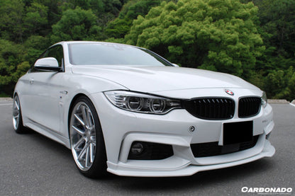2014-2017 BMW 4 Series F32 F33 M Sport ECC Style Carbon Fiber Front Lip