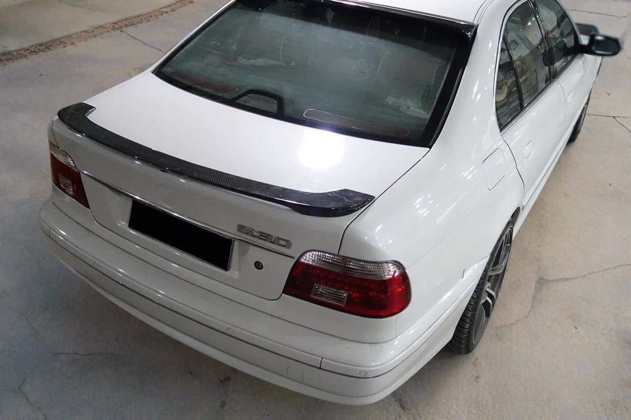 1997-2003 BMW 5 Series E39 MT Style Carbon Fiber Turnk Spoiler - Carbonado