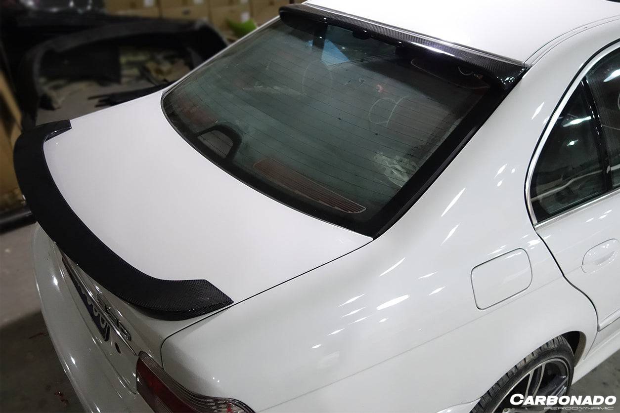 1997-2003 BMW 5 Series E39 MT Style Carbon Fiber Turnk Spoiler - Carbonado Aero