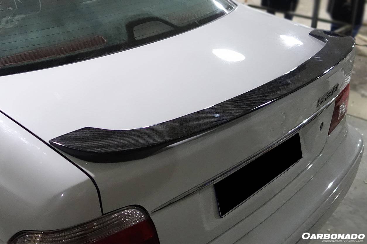 1997-2003 BMW 5 Series E39 MT Style Carbon Fiber Turnk Spoiler - Carbonado Aero