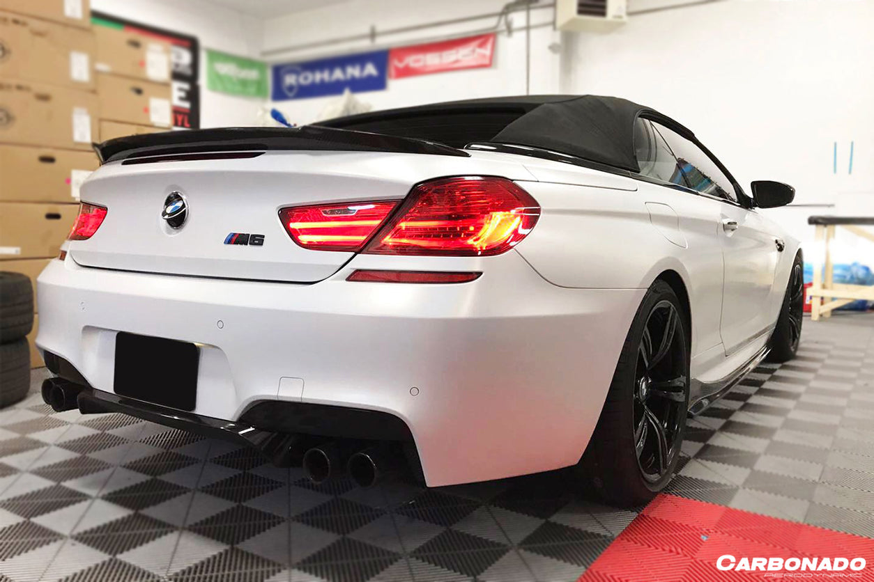 2011-2018 BMW 6 Series F12 M6 Convertiable VRS Style Carbon Fiber Trunk Spoiler