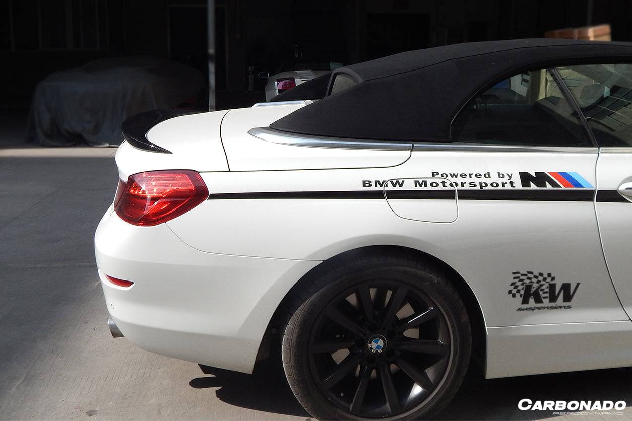 2011-2018 BMW 6 Series F12 convertiable M6 Style Carbon Fiber Trunk Spoiler - Carbonado