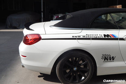 2011-2018 BMW 6 Series F12 convertiable M6 Style Carbon Fiber Trunk Spoiler - Carbonado