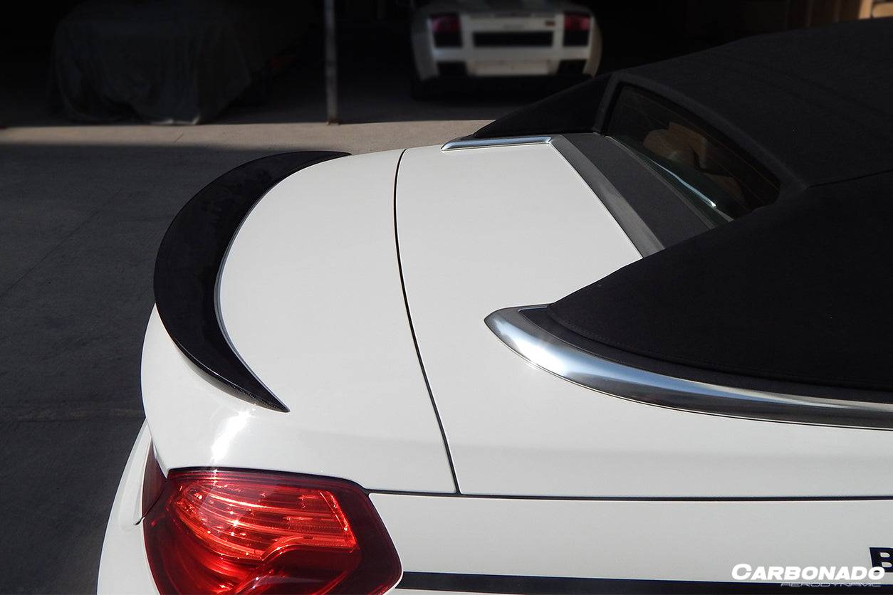2011-2018 BMW 6 Series F12 convertiable M6 Style Carbon Fiber Trunk Spoiler - Carbonado Aero
