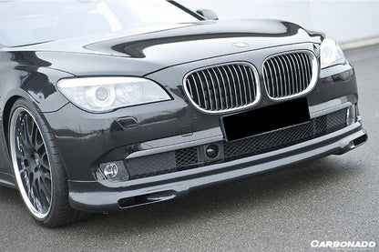 2009-2014 BMW 7 Series F01 HM Style Front Lip - Carbonado