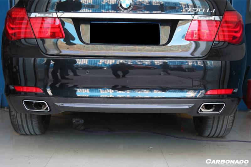 2009-2014 BMW 7 Series F01 OEM Style Carbon Fiber Rear Lip - Carbonado Aero