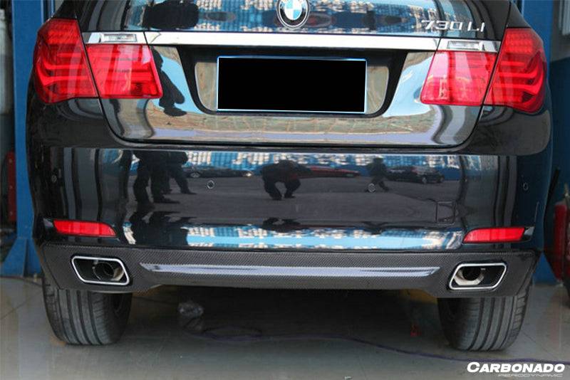 2009-2014 BMW 7 Series F01 OEM Style Carbon Fiber Rear Lip - Carbonado Aero