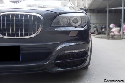 2009-2015 BMW 7 Series F01 F02 WD Style Front Bumper w/ led - Carbonado Aero