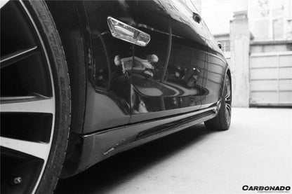 2009-2014 BMW 7 Series F01 WD Style Side Skirts - Carbonado Aero