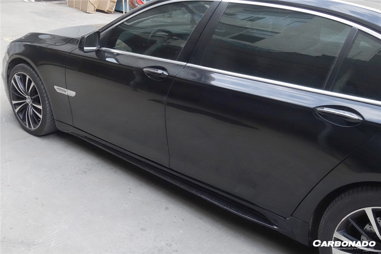 2009-2014 BMW 7 Series F01 WD Style Side Skirts - Carbonado Aero