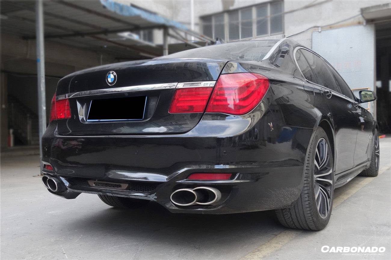 2009-2015 BMW 7 Series F01 F02 WD Style Rear Bumper W/Tips - Carbonado Aero