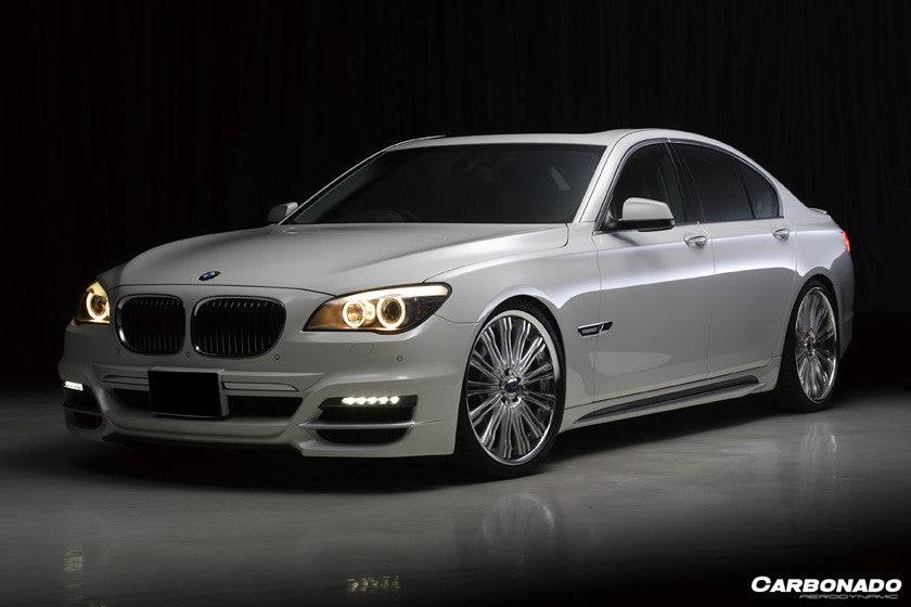 2009-2015 BMW 7 Series F01 F02 WD Style Front Bumper w/ led - Carbonado Aero