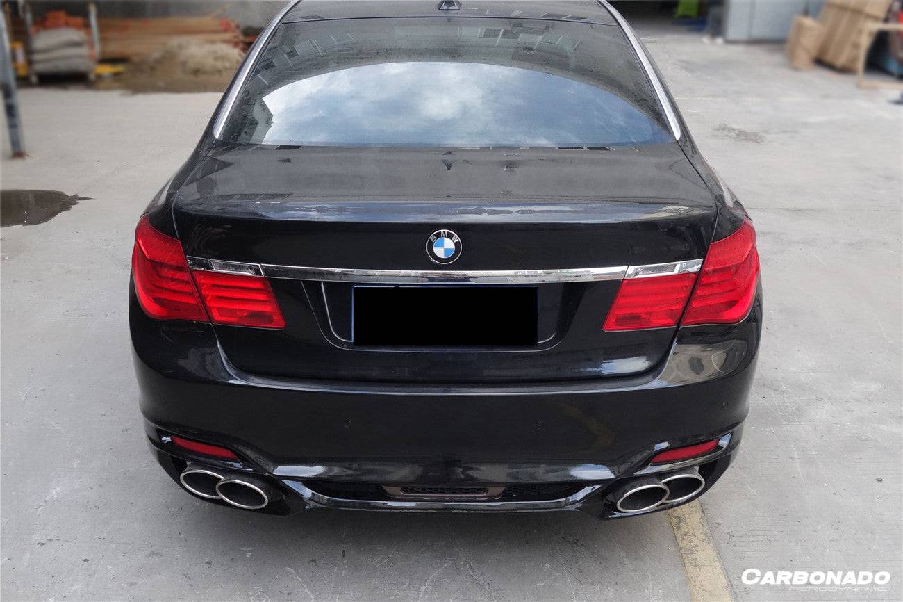 2009-2015 BMW 7 Series F01 F02 WD Style Rear Bumper W/Tips - Carbonado Aero