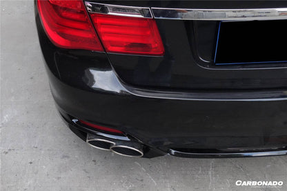 2009-2015 BMW 7 Series F01 F02 WD Style Rear Bumper W/Tips - Carbonado Aero