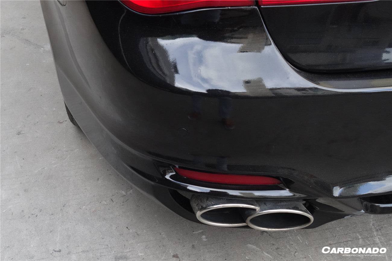 2009-2015 BMW 7 Series F01 F02 WD Style Rear Bumper W/Tips - Carbonado Aero