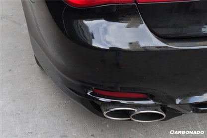 2009-2015 BMW 7 Series F01 F02 WD Style Rear Bumper W/Tips - Carbonado Aero