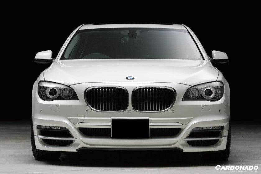 2009-2015 BMW 7 Series F01 F02 WD Style Front Bumper w/ led - Carbonado Aero