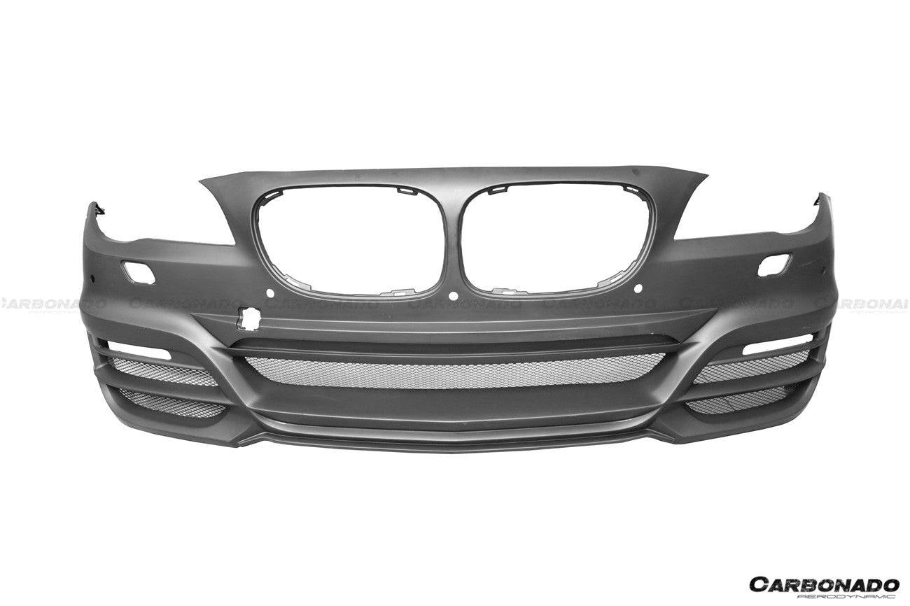 2009-2015 BMW 7 Series F01 F02 WD Style Front Bumper w/ led - Carbonado Aero
