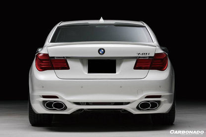 2009-2015 BMW 7 Series F01 F02 WD Style Rear Bumper W/Tips - Carbonado Aero