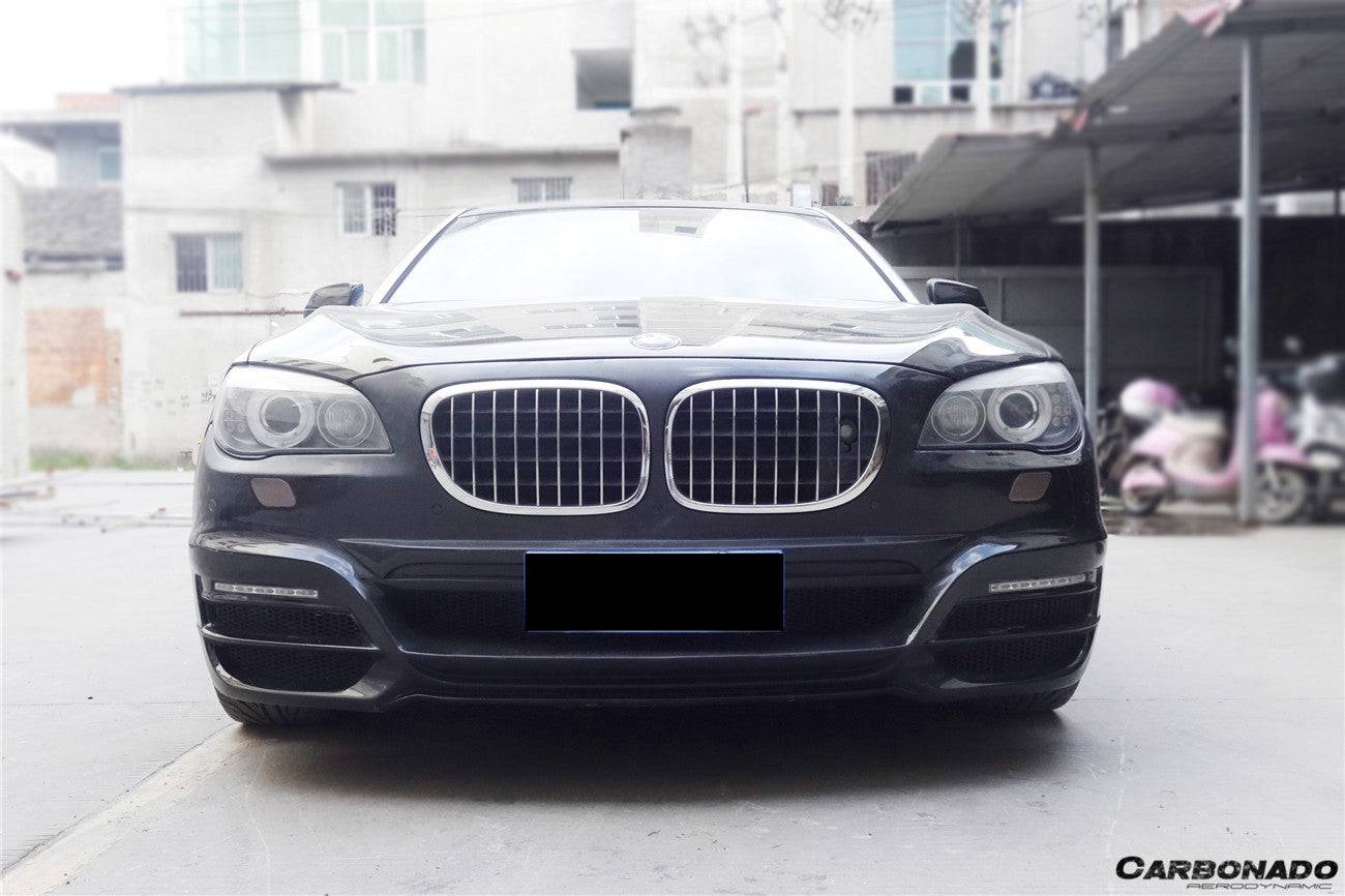 2009-2015 BMW 7 Series F01 F02 WD Style Front Bumper w/ led - Carbonado Aero