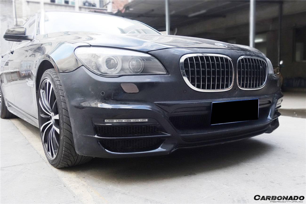 2009-2015 BMW 7 Series F01 F02 WD Style Front Bumper w/ led - Carbonado Aero