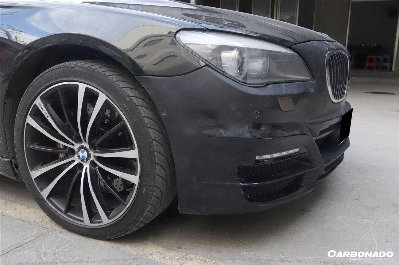 2009-2015 BMW 7 Series F01 F02 WD Style Front Bumper w/ led - Carbonado Aero