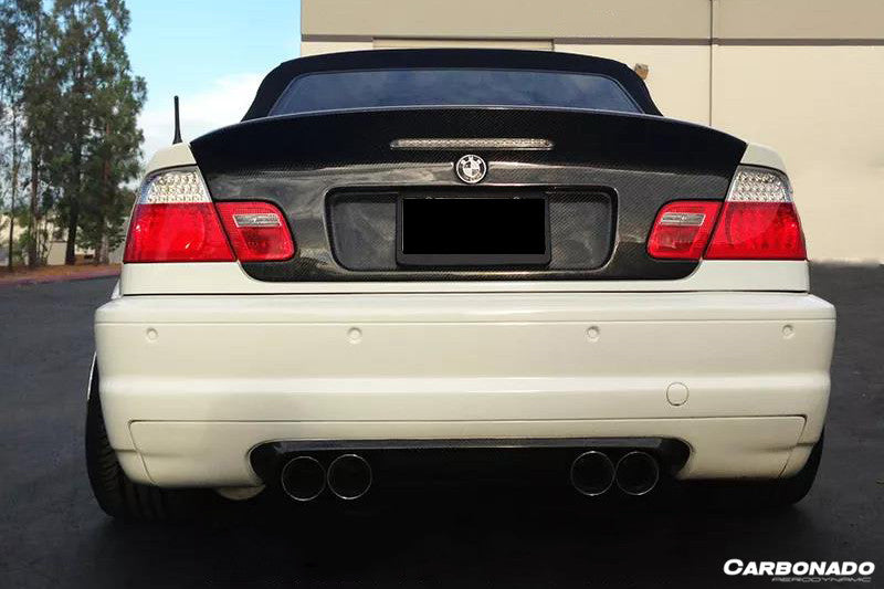 2001-2006 BMW E46 3 Series Coupe CSL Carbon Fiber Trunk - Carbonado