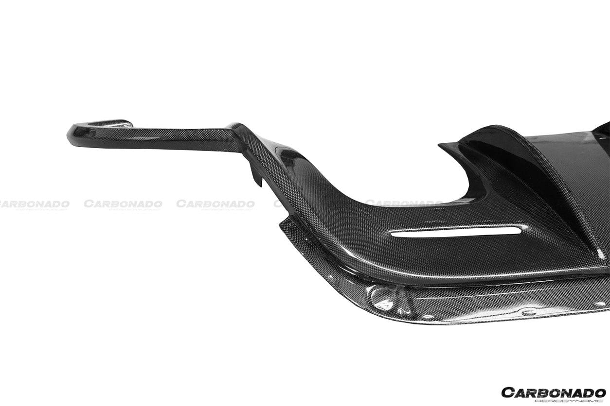2009-2014 BMW E71 X6M VS Style Carbon Fiber Rear Diffuser - Carbonado Aero