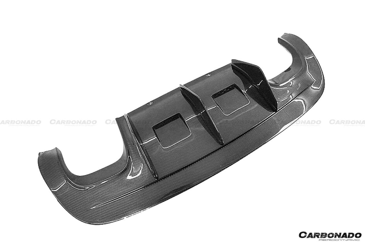 2009-2014 BMW E71 X6M AK Style Carbon Fiber Rear Diffuser - Carbonado Aero