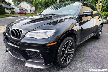 2009-2014 BMW E70 E71 X5M X6M AK Style Carbon Fiber Front Lip - Carbonado Aero