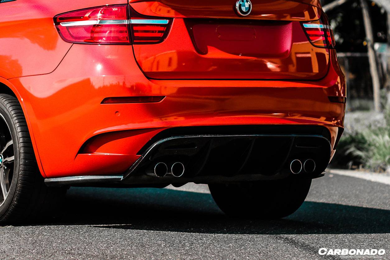 2009-2014 BMW E71 X6M VS Style Carbon Fiber Rear Diffuser - Carbonado Aero