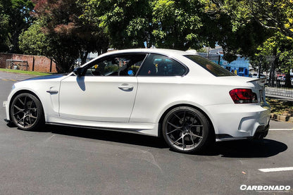 2008-2013 BMW E82 1 Series & 1M RZ Style Carbon Fiber Trunk Spoiler - Carbonado